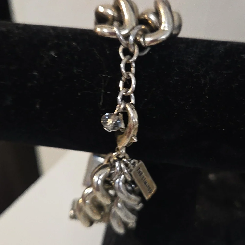 The Limited Silver Chain Bracelet with Dark Accents